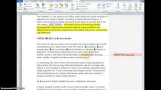 How to Annotate in Word 2010 [upl. by Ferna]