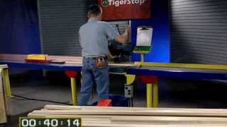 Tigerstop Automatic Stop System for Cutoff amp Chop Saws  Akhurst Machinery [upl. by Friede]