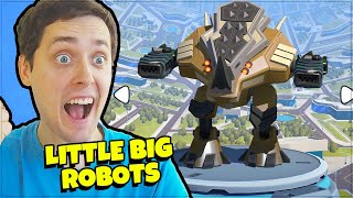 Little Big Robots  FIRST IMPRESSIONS Mech Battle LIKE GAME [upl. by Lrat]