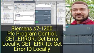 Siemens s71200 Plc Program Control GETERROR Get Error Locally GETERRID Get Error ID Locally [upl. by Ahsikym]