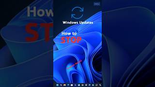 How to STOP Windows Updates in Windows 11 shorts youtubeshorts viralvideo [upl. by Hterrag757]