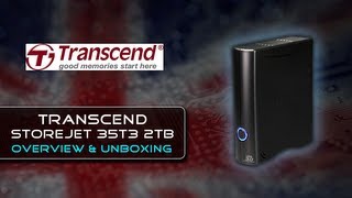 Transcend Storejet 35T3 2TB Unboxing amp Overview First Look [upl. by Shuman448]