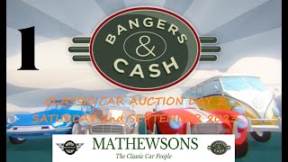 MATHEWSONS BANGERS N CASH CLASSIC AUCTION DAY 1 [upl. by Emmery799]