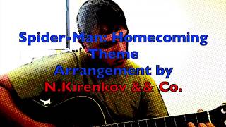 SpiderMan Homecoming Theme Guitar [upl. by Inod502]