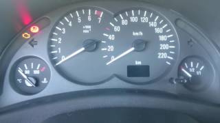 Opel Corsa C dashboard error engine doesnt start [upl. by Leavitt152]