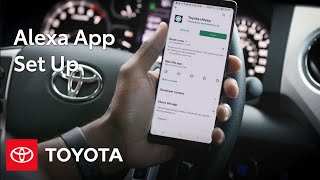 How to Set Up the ToyotaAlexa App  Toyota [upl. by Bendicta]