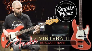 Fender Vintera II 60s Jazz Bass  EMPIRE MUSIC [upl. by Gilbart]