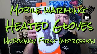 Mobile Warming Heated Gloves Unboxing and First Impression [upl. by Rubenstein]