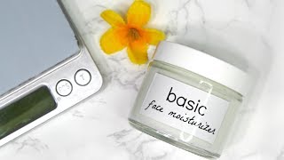 How to Formulate a Simple Face Moisturizer For Beginners [upl. by Joella]