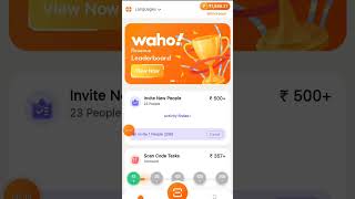 Waho app se paise kaise kamaye  Waho app withdrawal proof  waho pro earning app [upl. by Isobel]