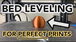 3D Printer Bed Leveling  Ender 3 Pro [upl. by Adnarahs]