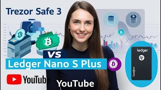 Trezor Safe 3 vs Ledger Nano S Plus Best Crypto Wallet for 2024 [upl. by Selden]