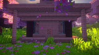 I built myself a cherry tree house in Minecraft [upl. by Fillbert196]