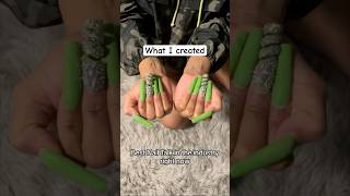 I tried Spiral Acrylic Nails Yay or nay nails acrylicnails nailart nailideas shorts [upl. by Yanel]