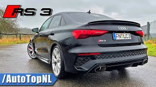 2022 Audi RS3 8Y Sedan  REVIEW on AUTOBAHN by AutoTopNL [upl. by Aierbma]