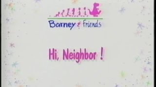 Barney amp Friends Hi Neighbor Season 1 Episode 21 [upl. by Ayekim]