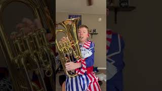 Notre Dame Fight Song on Euphonium [upl. by Burnight]