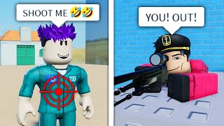 Roblox Squid Game 2 Funny Moments SNIPER [upl. by Yrahk]