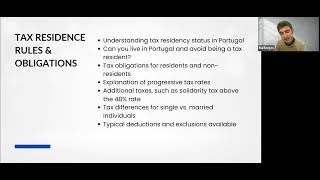 Taxes for Expats Living in Portugal [upl. by Biamonte855]