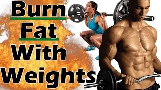 How to BURN FAT with Weight Training for WEIGHT LOSS  How to lose fat with weights  Lifting [upl. by Devinna]