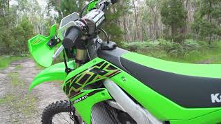 Bike Review  2021 Kawasaki KX250X  MXTV [upl. by Laurens]