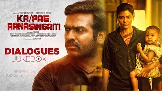 Ka Pae RanaSingam  Dialogues Jukebox  Vijay Sethupathi Aishwarya Rajesh  Full Movie Dialogues [upl. by Elleirol]