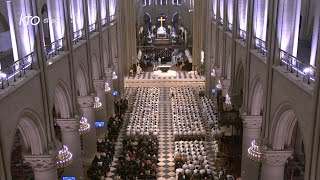 Messe en la solennité de lImmaculée Conception à NotreDame de Paris  9 décembre 2024 à 10h30 [upl. by Aratak]