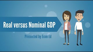 Real vs Nominal GDP [upl. by Irrahs]