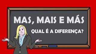 MAS MAIS e MÁS Qual é a Diferença Como usar [upl. by Ching]