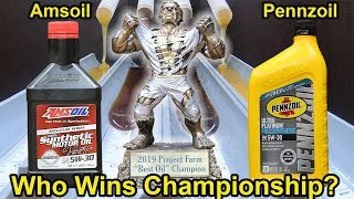 Amsoil or Pennzoil which wins Championship Lets find out [upl. by Addam]