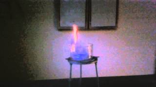 Chemie Experiment 20  Verbrennen von Ethanol [upl. by Sharl91]