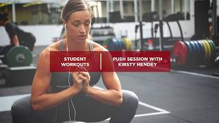 University Challenge  Push Workout  Kirsty Hendey [upl. by Yrannav]