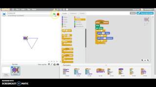 Coding an Equilateral Triangle in Scratch  Computational Style [upl. by Ymmac179]