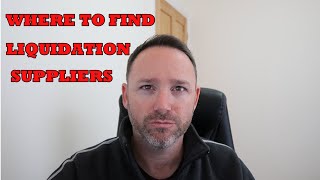 Where to Find Liquidation Suppliers and How They Work [upl. by Ridglee505]