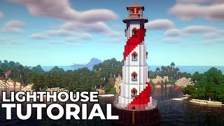 How to Build a Lighthouse  Minecraft Tutorial [upl. by Socem]