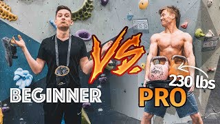 105 KG CLIMBER VS BEGINNER [upl. by Ainadi]