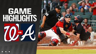 Nationals vs Braves Game Highlights 82324  MLB Highlights [upl. by Albarran251]