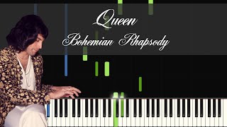 Queen  Bohemian Rhapsody  Piano Tutorial  How to play the piano part [upl. by Mihe]