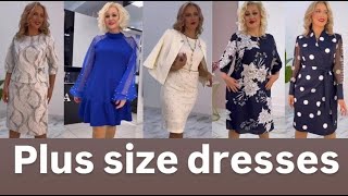 Plus size dresses and skirts  casual and evening looks💕 [upl. by Oglesby18]