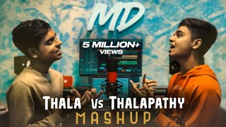 THALA Vs THALAPATHY Mashup 2K19  MD [upl. by Atwekk]