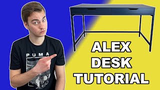 NEED SOME HELP How To Assemble IKEAs Alex Desk [upl. by Lolita]