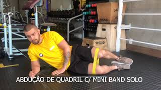 ABDUÇÃO DE QUADRIL C MINI BAND SOLO [upl. by Revlys471]