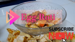 බිත්තර රොටී  Egg roti with fried chicken  Quick recipes by Tasty Cuisina [upl. by Lonne]