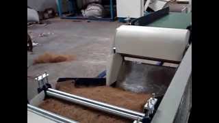 COIR SPINNING MACHINE WITH SENSOR AUTO STOP TWO MACHINE RUN BY ONE OPERATOR DEVELOPED BY 2M ENGINE [upl. by Wolfy]