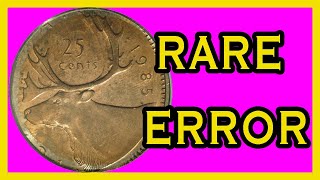 CANADIAN ERROR QUARTERS WORTH MONEY [upl. by Ajan]