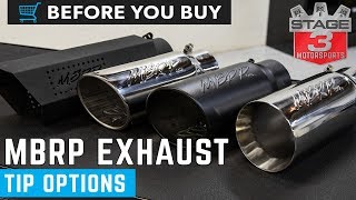 MBRP Exhaust Tip Options [upl. by Yrellam]