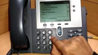 How to Change IP OF CISCO 7942g phone  IP Address  Cisco  Network Configuration [upl. by Tsenrae]