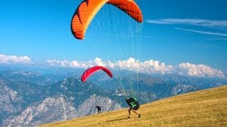 Lake Garda Italy Lago di Garda Monte Baldo Paragliding [upl. by Fanestil]