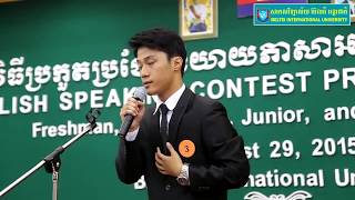 Khmer Students English speaking contest [upl. by Vanna76]