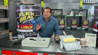 Flex Seal Liquid Rubber Sealant Coating Black 32Oz Can [upl. by Notsruht]